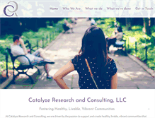 Tablet Screenshot of catalyzeresearch.com